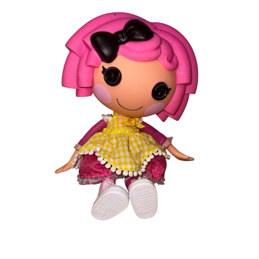Lalaloopsy Crumbs Sugar Cookie Pink and Yellow 13” Doll